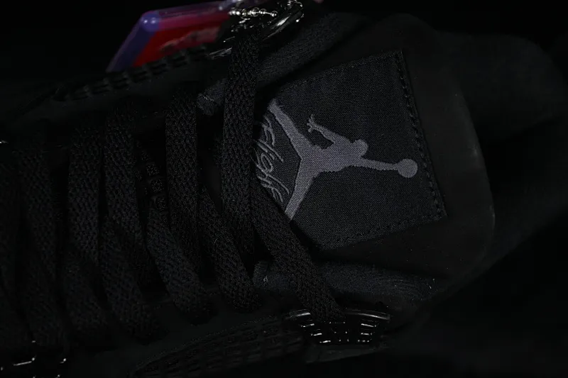 All categories Air Jordan Jordan series basketball shoes Air Jordan 4 TG version Air Jordan 4 Retro "Black Cat" AJ4 Joe 4 new black cat FV5029-010